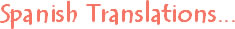 English to Spanish translations by a professional English to Spanish translator